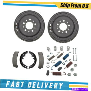 Brake Drum tH[hJg[Z_̃Ahu[LV[Yn[hEFAXvOLbg1971-1972 Rear Drums Brake Shoes & Hardware Spring Kit for Ford Country Sedan 1971-1972