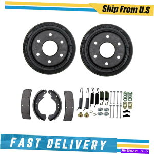 Brake Drum V{[uU[p̃Au[Lhu[LV[Yn[hEFAXvOLbg1992 Rear Brake Drums Brake Shoes & Hardware Spring Kit for Chevrolet Blazer 1992