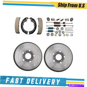 Brake Drum �g���^�v���r�A�̃��A�h�����u���[�L�V���[�Y���n�[�h�E�F�A�X�v�����O�L�b�g1991-1994 Rear Drums Brake Shoes & Hardware Spring Kit for Toyota Previa 1991-1994