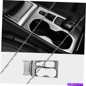 trim panel �{���{XC40 2018-2022�V���o�[�Z���g�����R���\�[���M�A�V�t�g�E�H�[�^�[�J�b�v�p�l���g�����p For Volvo XC40 2018-2022 Silver Central Console Gear Shift Water Cup Panel Trim