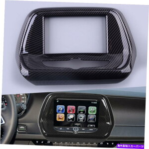 trim panel �J�[�{���t�@�C�o�[�Z���^�[�R���\�[���i�r�Q�[�V����GPS�p�l���g�����V�{���[�J�}���Ƀt�B�b�g Carbon Fiber Center Console Navigation GPS Panel Trim Fit For Chevrolet Camaro�y���s�A���i�z