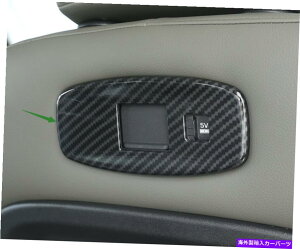 trim panel �����h���[�o�[�f�B�t�F���_�[�p��2�{�J�[�{���t�@�C�o�[�X�^�C���C���e���A�V�[�gUSB�g�����p�l�� 2X Carbon Fiber Style Interior Seat back USB trim panel For Land Rover Defender