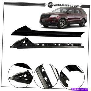 trim panel 2011-2019�t�H�[�h�G�N�X�v���[���[�y�A�E���t�����g�K���XA�s���[���[���f�B���O�g���� For 2011-2019 Ford Explorer Pair Right Side Windshield A-Pillar Molding Trim�y���s�A���i�z