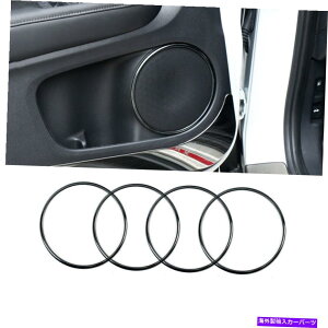 trim panel 4PCSubN`^Ci[hAXs[J[plJo[2016-2020z_HRṼg 4pcs Black titanium inner door speaker panel cover trim For 2016-2020 Honda HRV