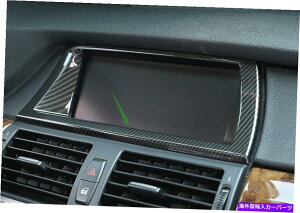 trim panel BMW X5 E70 X6 E71 08-2013�p�̃J�[�{���t�@�C�o�[�X�^�C���Z���^�[�R���\�[���i�r�Q�[�V�����p�l�� Carbon fiber style Center Console navigation Panel For BMW X5 E70 X6 E71 08-2013�y���s�A���i�z