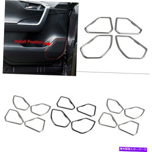 trim panel 4x�h�A�X�s�[�J�[�T�E���h�p�l���J�o�[�g�����t�B�b�g�g���^RAV4 2019 2020�V���o�[ 4X Door Speaker Sound Panel Cover Trims Fit Toyota RAV4 2019 2020 Silver�y���s�A���i�z