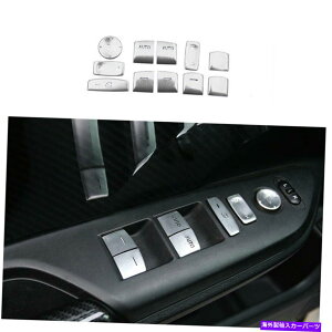 trim panel �z���_�V�r�b�N2016-20�V���o�[�A���~�j�E���E�B���h�E���t�g�p�l���X�C�b�`�̑���11pcs�ɓK���Ă��܂� Fit For Honda Civic 2016-20 Silver Aluminum Window Lift Panel Switch Decor 11PCS�y���s�A���i�z