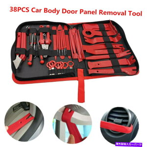 trim panel 38pcs�g���������c�[���L�b�g�J�[�_�b�V���p�l�����W�Ivedio�C���X�g�[�� +�X�g���[�W�o�b�O 38pcs Trim Removal Tool Kit Car Dash Panel Radio Vedio Installation +Storage Bag�y���s�A���i�z
