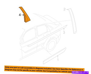 trim panel Ford OEM 00-07tH[JXGNXeAplEYS4Z54255A62DA FORD OEM 00-07 Focus Exterior-Rear-Molding Panel Right YS4Z54255A62DA