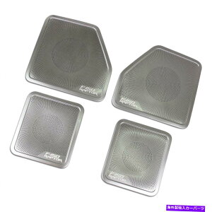 trim panel 2015-2020tH[hF-150hAXs[J[TEhplJo[gXeX|ɓKĂ܂ Fit For 2015-2020 Ford F-150 Door Speaker Sound Panel Cover Trim Stainless Steel