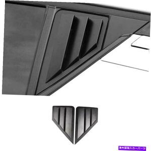 trim panel g^CHR 2018-2022ubNvC}[TChEBhE[o[V??b^[Jo[g2PCS For Toyota CHR 2018-2022 Black Primer Side Window Louver Shutter Cover Trim 2PCS