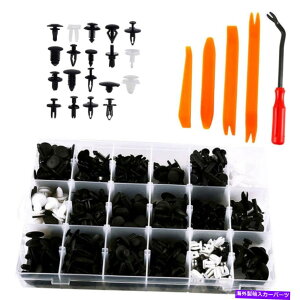 trim panel 435×�J�[�{�f�B�g�����N���b�v�t�F���_�[�o���p�[���x�b�g�v�b�V���s���t�@�X�i�[w/�����c�[�� 435× Car Body Trim Clips Fender Bumper Rivets Push Pin Fastener w/ Removal Tool�y���s�A���i�z