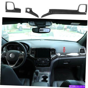 trim panel 2011-2020�̃_�b�V���{�[�h�Z���^�[�R���\�[���p�l���g�����O�����h�`�F���L�[�A�J�[�{���t�@�C�o�[T Dashboard Center Console Panel Trim for 2011-2020 Grand Cherokee, Carbon fiber T�y���s�A���i�z