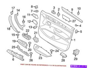 trim panel BMW�̖{���̃h�A�C���e���A�g�����p�l���L���b�v�t�����g�E51417237852 For BMW Genuine Door Interior Trim Panel Cap Front Right 51417237852�y���s�A���i�z