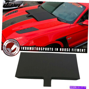 trim panel tBbg15-17}X^OM^CvGAt[hxgXN[vhubN|vspp Fits 15-17 Mustang M Type Air Hood Vent Scoop Unpainted Black Polypropylene PP
