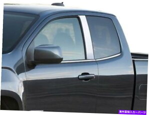 trim panel 2015-2018 GMCLjI2s[XXeXs[|XggB 2hAAg^NV[ 2015-2018 GMC CANYON 2 Piece Stainless Pillar Post Trim. 2-door, Extended Cab