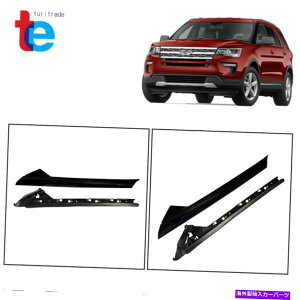 trim panel 2011-2019�t�H�[�h�G�N�X�v���[���[�y�A�t�����g�K���XA�s���[���[���f�B���O�g�����E�� For 2011-2019 Ford Explorer Pair Windshield A-Pillar Molding Trim Right Side�y���s�A���i�z