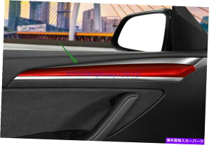 trim panel �e�X�����f��3 2017-2021�p�̐Ԃ�ABS�v���X�`�b�N�̓����h�A�p�l���̑����J�o�[�g���� Red ABS Plastic Inner Door Panel Decor Cover Trim For Tesla Model 3 2017-2021�y���s�A���i�z