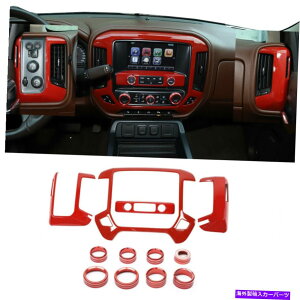 trim panel �V�{���[�V���o���[�hGMC�V�G��10-17�Z���^�[�R���\�[���p�l���X�C�b�`�J�o�[�g�������b�h For Chevy Silverado GMC Sierra 10-17 Center Console Panel Switch Cover Trim Red�y���s�A���i�z