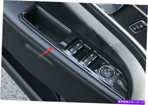 trim panel �t�H�[�h�G�N�X�v���[���[2016 2017 2018�̃u���b�N�`�^���E�B���h�E�X�C�b�`�p�l���J�o�[TIRM Black titanium window switch panel cover Tirm For Ford Explorer 2016 2017 2018