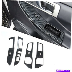 trim panel �J�[�{���t�@�C�o�[�X�^�C���̃E�B���h�E���t�g�p�l���X�C�b�`�g�����t�H�[�h�G�N�X�v���[���[2020-21 Carbon Fiber Style Window Lift Panel Switch Trims Fit For Ford Explorer 2020-21�y���s�A���i�z