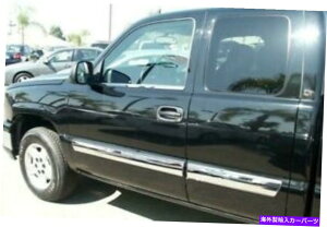 trim panel �t�B�b�g03-06�V�{���[�V���o���[�h�g���L���u�C���T�[�g�{�f�B�T�C�h���[���f�B���O�g����3.5 4pc Fits 03-06 Chevy Silverado Extended Cab Insert Body Side Molding Trim 3.5 4PC�y���s�A���i�z