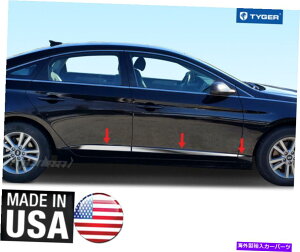 trim panel �{�f�B���C����̃N�����A�N�Z���g�g����1.38 ���C�h�t�B�b�g15-19�q�����_�C�\�i�^6p Chrome Accent Trim Above Body Line 1.38 Wide Fit 15-19 Hyundai Sonata 6P�y���s�A���i�z
