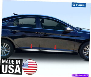trim panel �{�f�B���C���̉��̃N�����A�N�Z���g�g����2.5 ���C�h�t�B�b�g15-19�q�����_�C�\�i�^4p Chrome Accent Trim Below Body Line 2.5 Wide Fit 15-19 Hyundai Sonata 4P�y���s�A���i�z