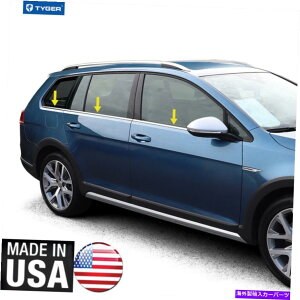 trim panel NANZT[EBhEVJo[gtBbg15-19 VWStSf6p Chrome Accessories Window Sill Cover Trim fit 15-19 VW Golf Wagon Models 6P