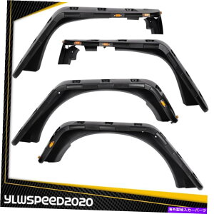 trim panel 2007-2018�̃t�B�b�g�W�[�v�����O���[JK�|�P�b�g���x�b�g�X�^�C���t�F���_�[�t���AW/LED�T�C�h FITS FOR 2007-2018 JEEP WRANGLER JK POCKET RIVET STYLE FENDER FLARES W/LED SIDE�y���s�A���i�z