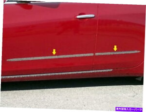 trim panel 2014-2019キャデラックCTSセダンステンレス鋼4 PCボディサイドアクセントモールディングセット 2014-2019 CADILLAC CTS SEDAN STAINLESS STEEL 4 PC BODY SIDE ACCENTS MOLDING SET