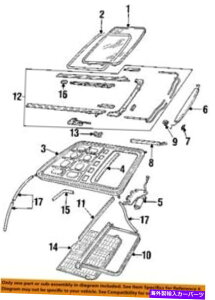 trim panel Lincoln Ford OEM 95-97 Continental Sunroof-TrimplF5OZ54519A02AAF Lincoln FORD OEM 95-97 Continental Sunroof-Trim Panel F5OZ54519A02AAF