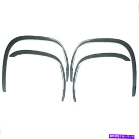 trim panel 2007-2014 GMC Sierra 2500/3500のショートフェンダートリム[ステンレス鋼] 4p Short Fender Trim for 2007-2014 GMC Sierra 2500/3500 [Stainless Steel] 4p【並行輸入品】