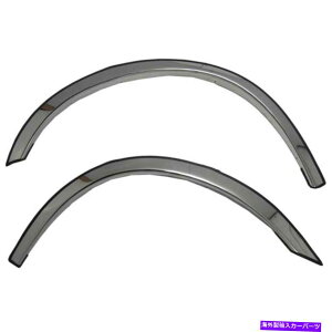 trim panel プレミアムFX 4PCステンレススチールロングフェンダートリム2000-11クライスラーPTクルーザー Premium FX 4pc Stainless Steel Long Fender Trim for 2000-11 Chrysler PT Cruiser