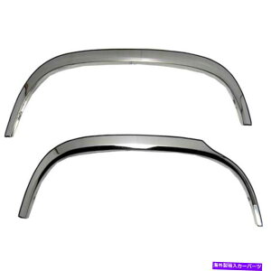 trim panel プレミアムFX 4PC 1995-99 GMCユーコンのための磨かれたステンレス鋼ショートフェンダートリム Premium FX 4pc Polished Stainless Steel Short Fender Trim for 1995-99 GMC Yukon
