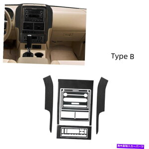 trim panel Ford Explorer 2008-2010��CD B�p�l���g�����t��14x�J�[�{���t�@�C�o�[�Z���^�[�R���\�[�� 14x Carbon Fiber Center Console With CD B Panel Trim For FORD EXPLORER 2008-2010�y���s�A���i�z