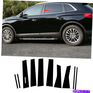 trim panel �����J�[���m�[�`���XMKX 2015-2021�u���b�NBC�s���[�p�l���E�B���h�E�g�����J�o�[�ɓK���Ă��܂� Fit For Lincoln Nautilus MKX 2015-2021 Black Bc Pillar Panel Window Trim Covers�y���s�A���i�z