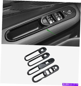 trim panel ~jN[p[Jg[}F60J[{t@Co[EBhEXCb`plJo[gɓKĂ܂ Fit for MiNi Cooper Countryman F60 Carbon Fiber Window Switch Panel Cover Trim