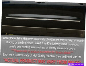 trim panel XeXX`[bJ[plg6 PCtBbg2009-2014V{[^zLTZ Stainless Steel Rocker Panel Trim 6 Pc Fits 2009-2014 Chevrolet Tahoe LTZ