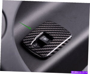 trim panel ZfXxcX}[g15-2020̂߂̖{̃J[{t@Co[EBhEXCb`plJo[g Real Carbon Fiber Window Switch Panel Cover Trim For Mercedes-Benz Smart 15-2020