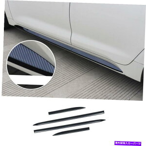 trim panel �g���^�J���[���̂��߂̃J�[�{���t�@�C�o�[�X�`�[���G�N�X�e���A�h�A�p�l���g�����T�C�h�X�J�[�g20-22 Carbon Fiber Steel Exterior Door Panel Trim Side Skirts For Toyota Corolla 20-22�y���s�A���i�z
