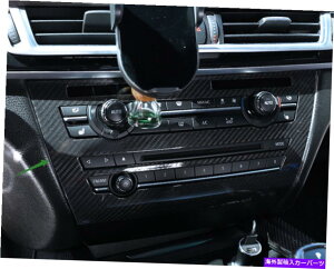 trim panel BMW x5x6 2014-2018�̃��A���J�[�{���t�@�C�o�[�C���e���A�Z���^�[CD�p�l���g���� Real Carbon Fiber Interior Center Console CD Panel Trim For BMW X5X6 2014-2018�y���s�A���i�z