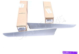 trim panel �{���̃A�E�f�BQ5 09-17 2�t�����g/���A�h�A�C���e���A�p�l���g����L+R�A���~�j�E���V���o�[ Genuine Audi Q5 09-17 2 Front/Rear Door Interior Panel Trims L+R Aluminum Silver�y���s�A���i�z