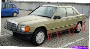 trim panel �����Z�f�X�x���cW201 190E�h�A�p�l�����[���f�B���O�g�����Z�b�g10 PCS Mercedes Benz W201 190E Door Panel Moulding Trim Set 10 PCS�y���s�A���i�z