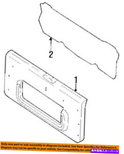 trim panel z_OEM 00-02pX|[ge[Q[ge[Q[gnb`gpl8972915923 HONDA OEM 00-02 Passport Tail Gate Tailgate Hatch-Trim Panel 8972915923