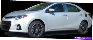 trim panel QAA TH14113XeXX`[bJ[plg2 PCZbg2014-2019J[ QAA TH14113 Stainless Steel Rocker Panel Trim 2 Pc Set For 2014-2019 Corolla