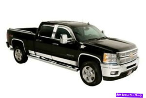 trim panel シボレーシルバラード1999-06レジュブキャブ6 "ステンレススチールロッカーパネル10PC。キット Fits Chevy Silverado 1999-06 Reg Cab 6" Stainless Steel Rocker Panel 10 pc. Kit