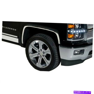 trim panel Putcoɂ14-15 Chevy Silverado Ld̂߂̖ꂽXeX|ttF_[g Polished Stainless Steel Full Fender Trim for 14-15 Chevy Silverado LD by PUTCO