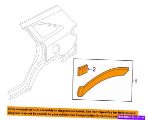 trim panel Kia OEM 2016 Sorento Fender-Wheel Flare Molding87741C6000c܂ KIA OEM 2016 Sorento Fender-Wheel Flare Molding Left 87741C6000