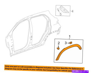 trim panel �r���C�b�NGM OEM 13-18�A���R�[���t�F���_�[�z�C�[���t���A���[���f�B���O��95291865 Buick GM OEM 13-18 Encore Fender-Wheel Flare Molding Left 95291865�y���s�A���i�z